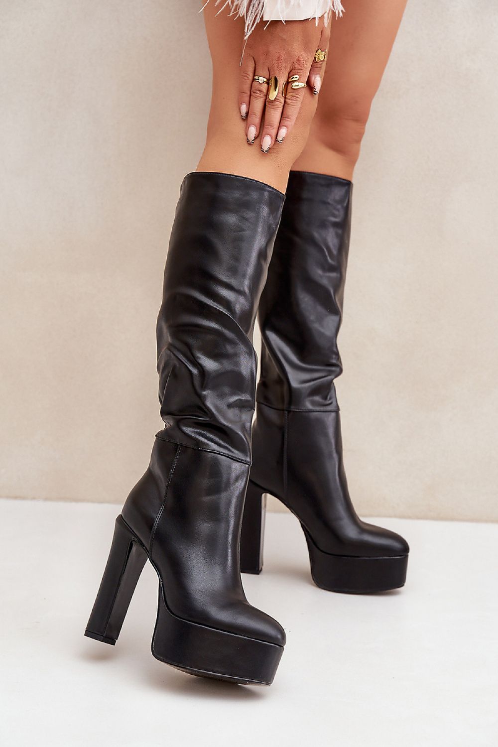  Laarzen met hoge hakken model 204663 Step in style 