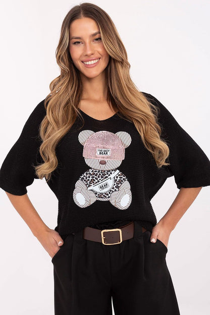  Trui met korte mouwen model 206703 Italy Moda 