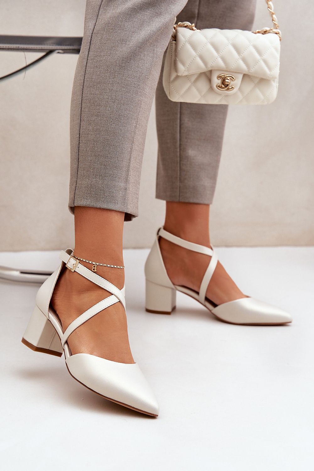  Pumps met dikke hak model 206811 Step in style 