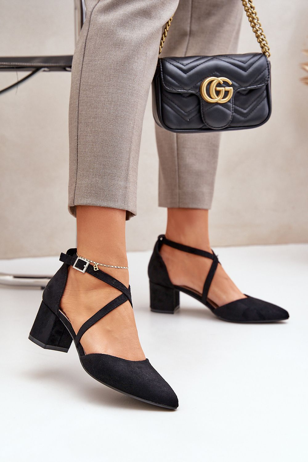  Pumps met dikke hak model 206812 Step in style 