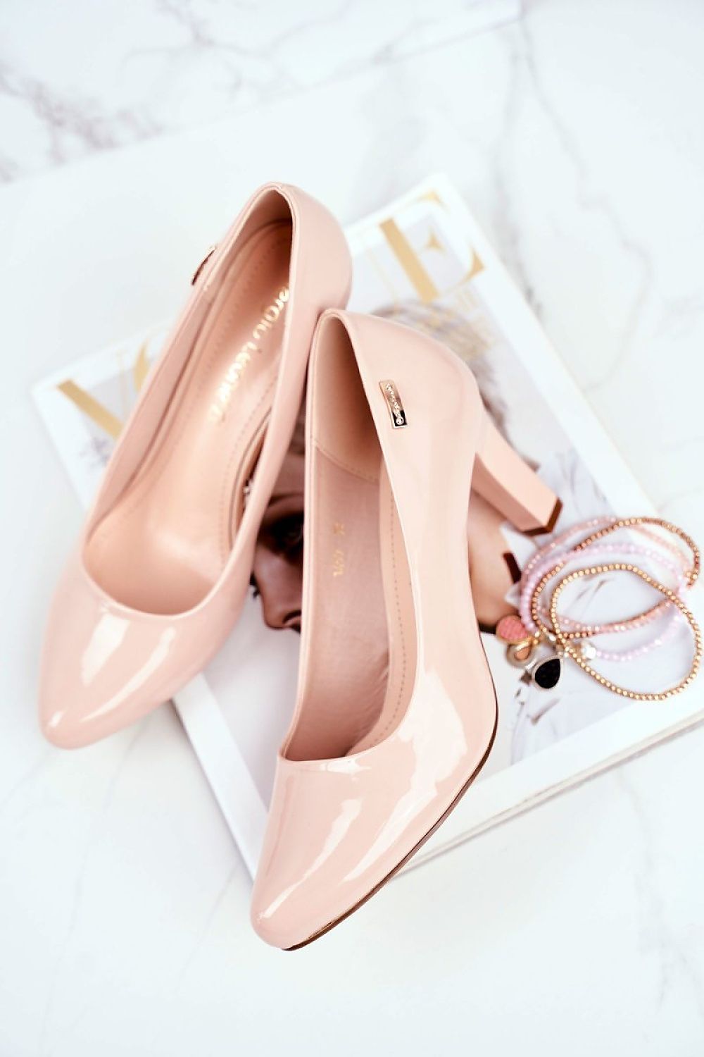  Pumps met dikke hak model 206813 Step in style 