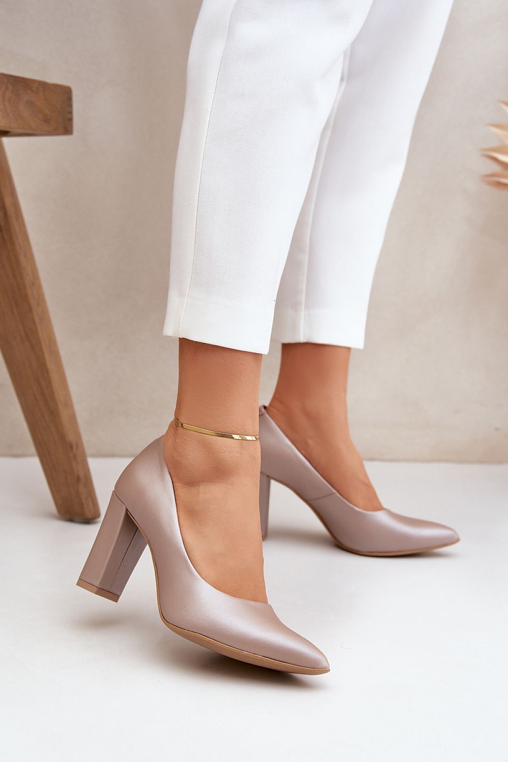  Pumps met dikke hak model 206819 Step in style 
