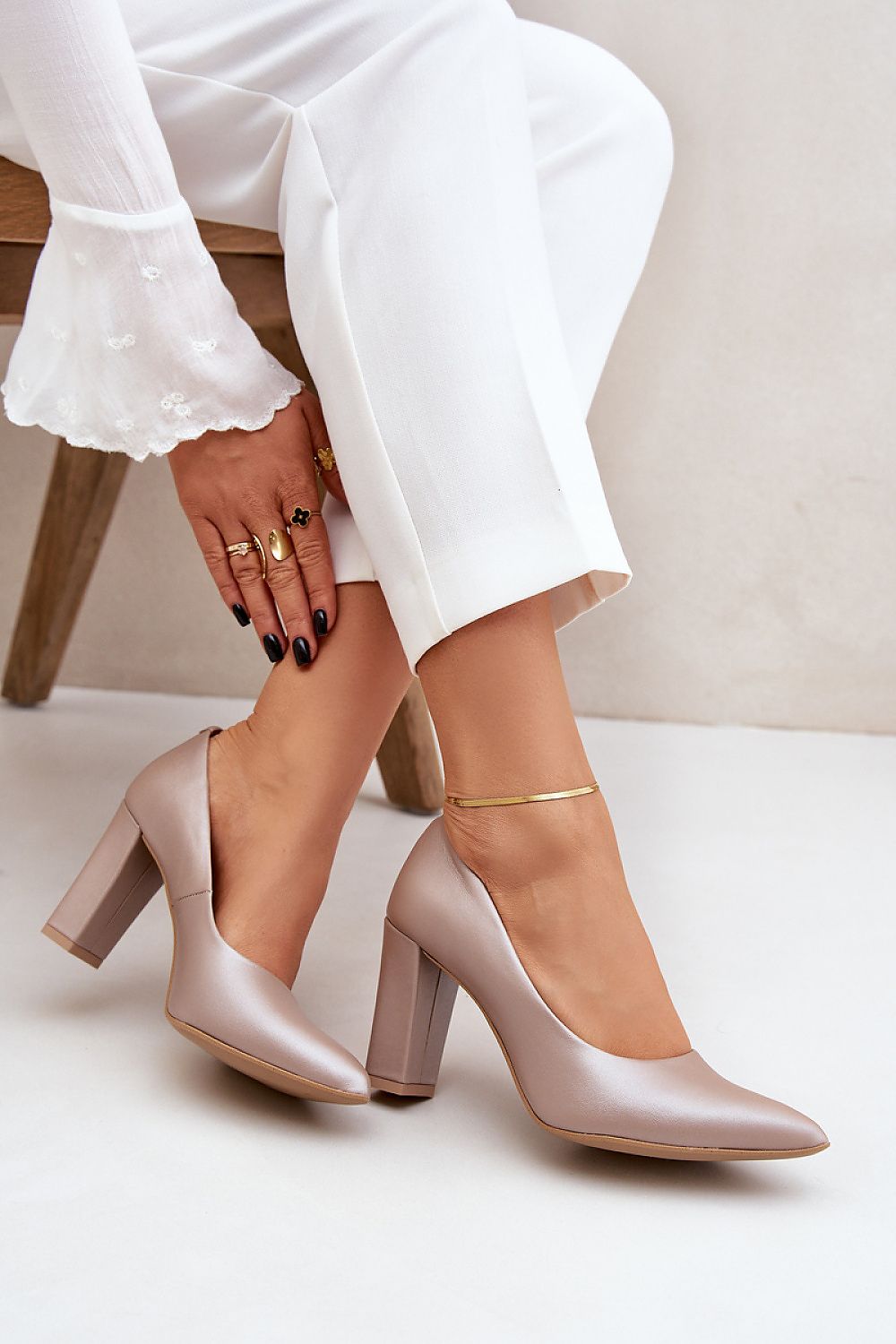  Pumps met dikke hak model 206819 Step in style 