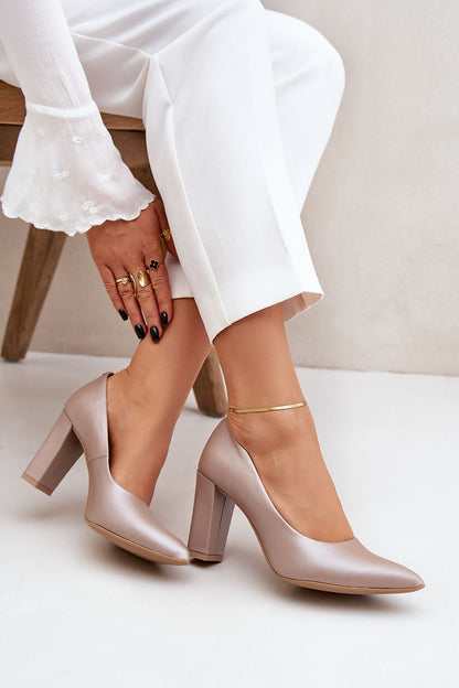  Pumps met dikke hak model 206819 Step in style 