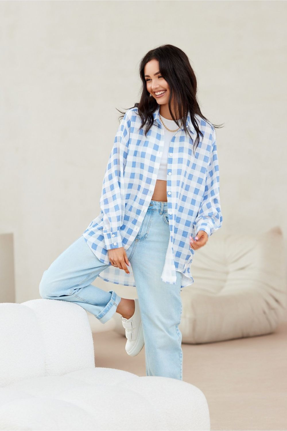  Overhemd met lange mouwen model 206988 Roco Fashion 