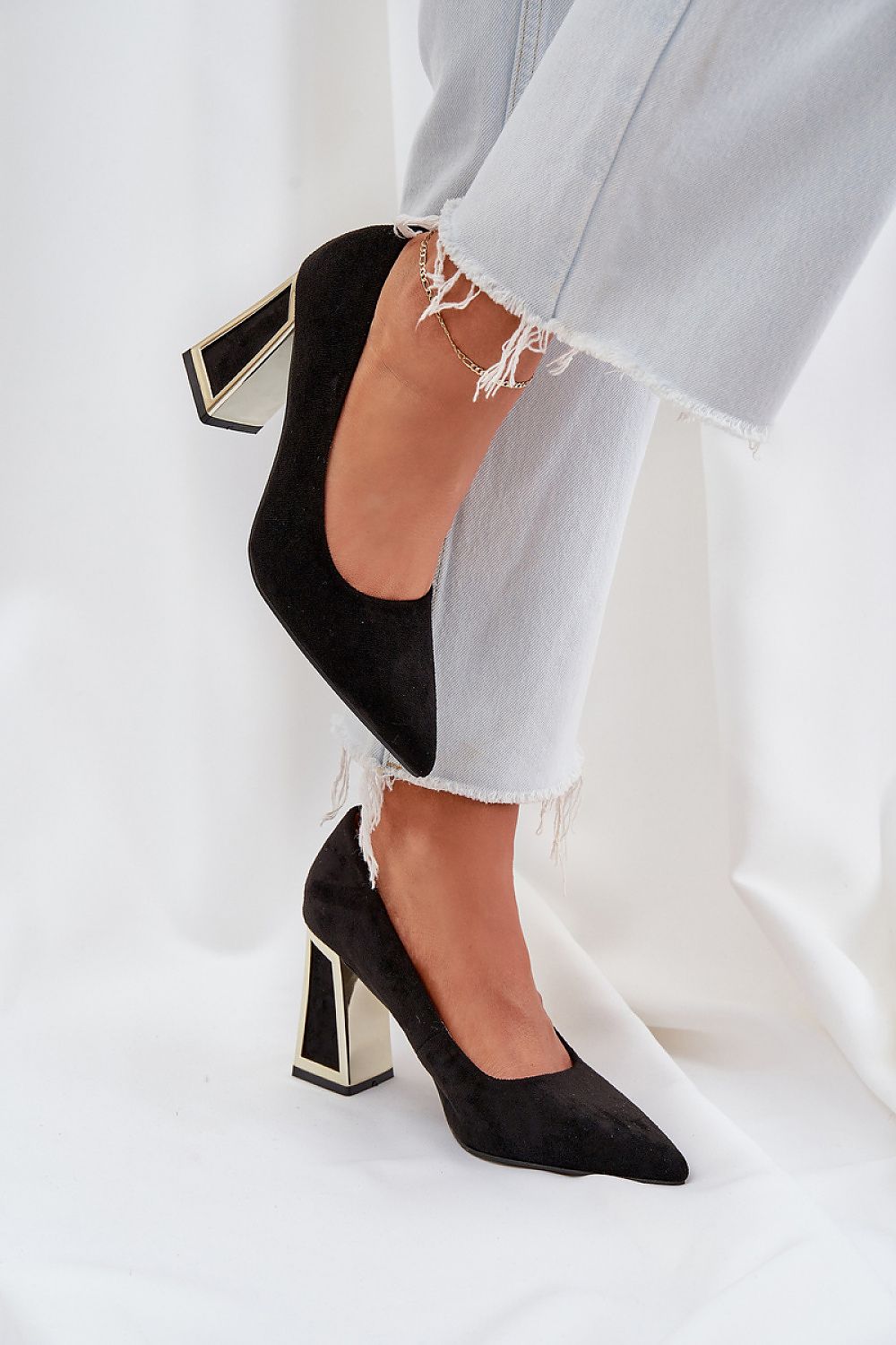  Pumps met dikke hak model 208435 Step in style 