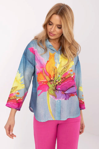  Damesoverhemd model 209828 Italy Moda 