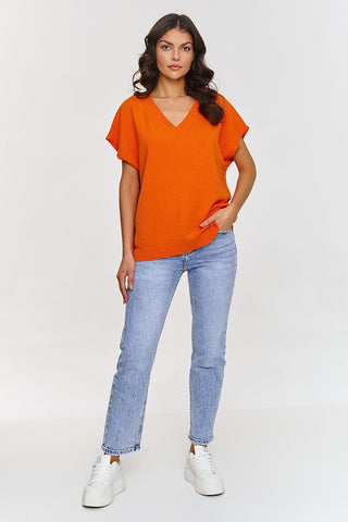 mouwloze trui model 209734 Makadamia 