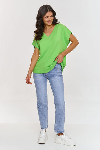  mouwloze trui model 209735 Makadamia 
