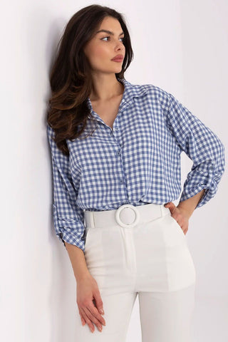  Overhemd met lange mouwen model 210004 Italy Moda 