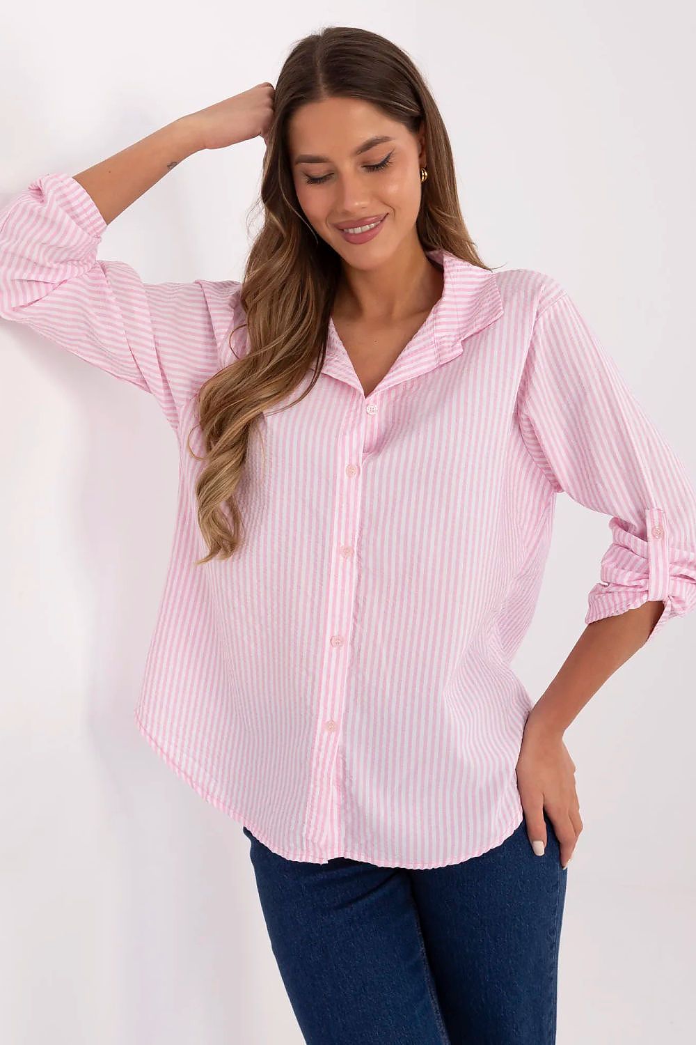  Overhemd met lange mouwen model 210017 Italy Moda 