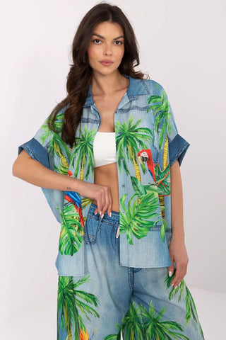  Overhemd met korte mouwen model 210034 Italy Moda 