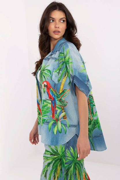  Overhemd met korte mouwen model 210034 Italy Moda 