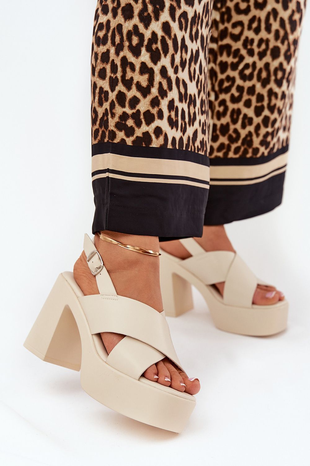  sandalen op hak model 210800 Step in style 