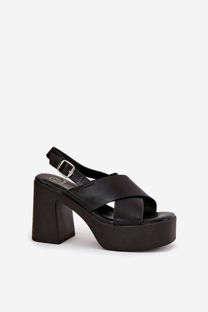  sandalen op hak model 210801 Step in style 