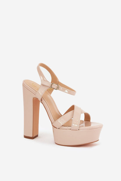  sandalen op hak model 210802 Step in style 