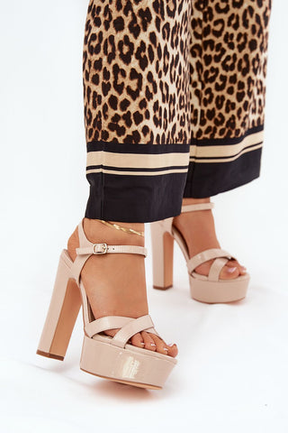  sandalen op hak model 210802 Step in style 