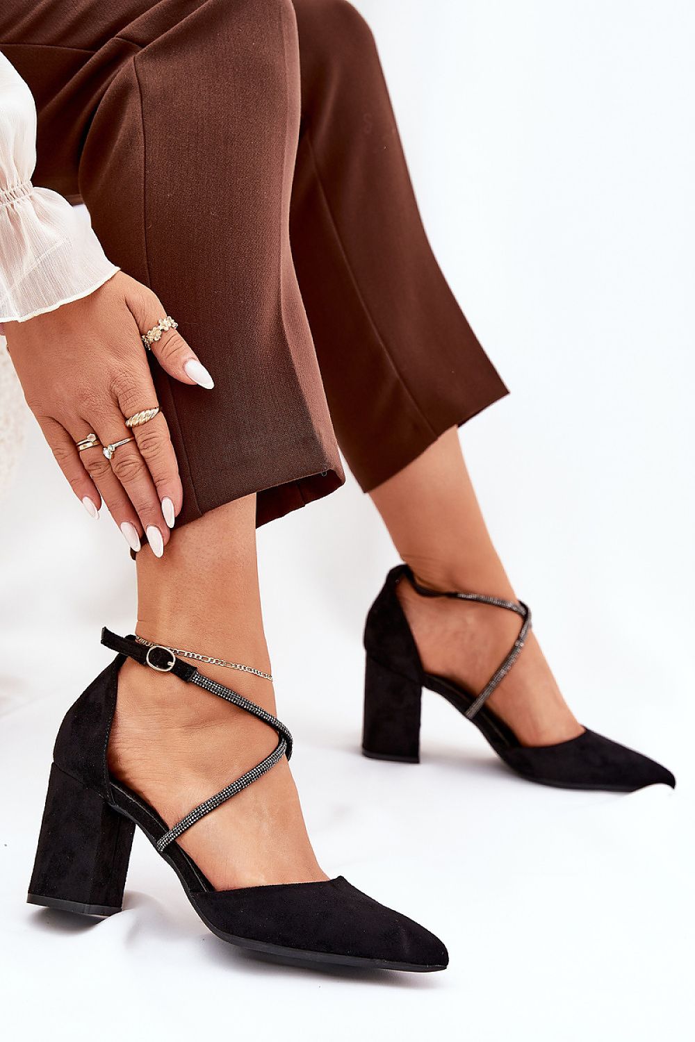  Pumps met dikke hak model 211085 Step in style 
