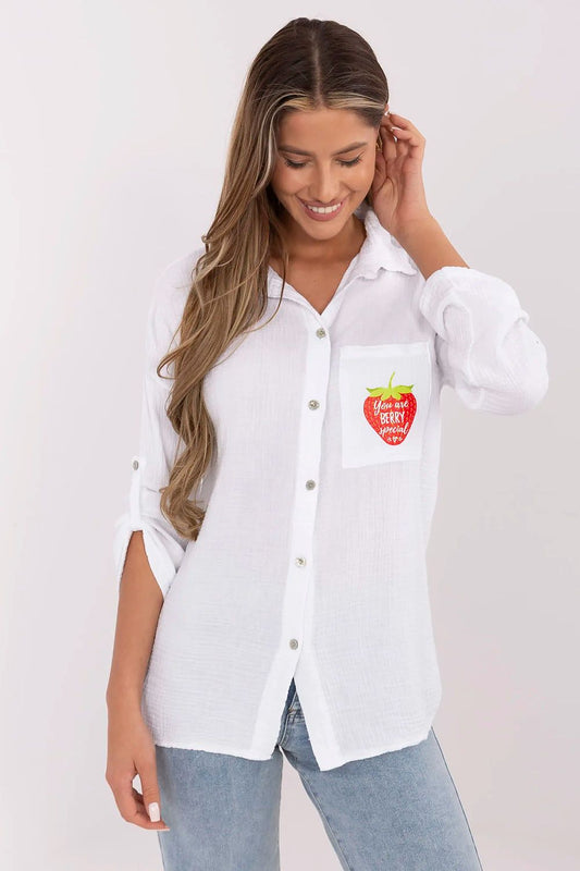  Overhemd met lange mouwen model 212062 Italy Moda 