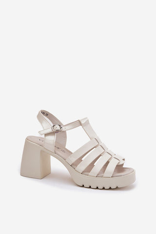  sandalen op hak model 212575 Step in style 
