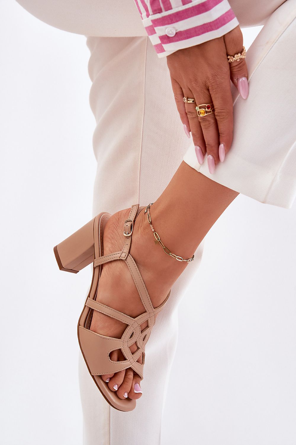  sandalen op hak model 212835 Step in style 