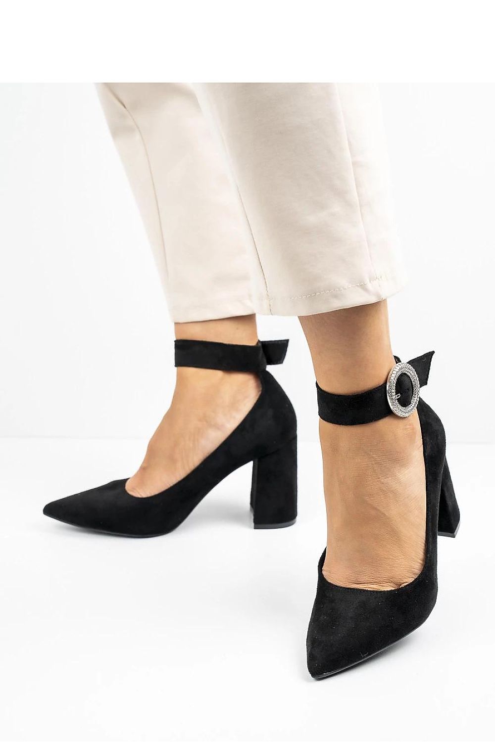  Pumps met dikke hak model 213144 Inello 