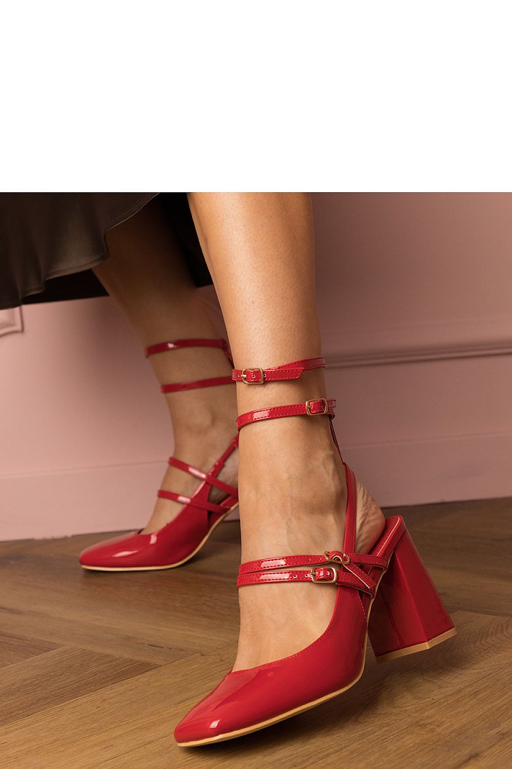  Pumps met dikke hak model 213750 PRIMO 