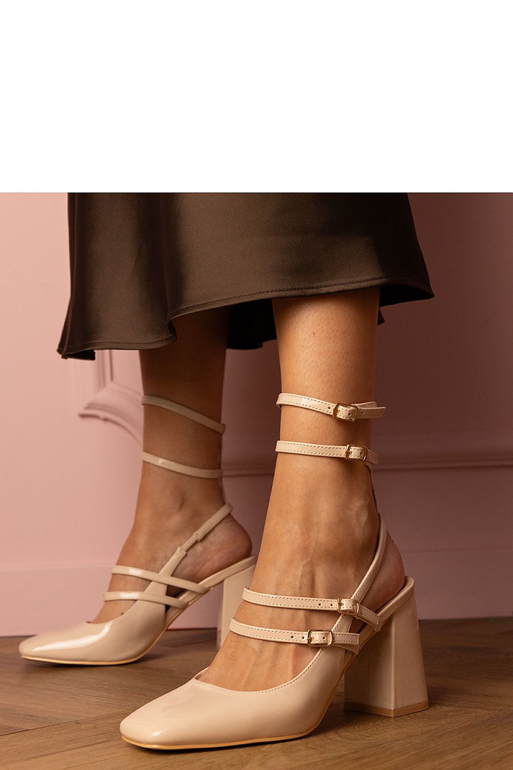  Pumps met dikke hak model 213751 PRIMO 