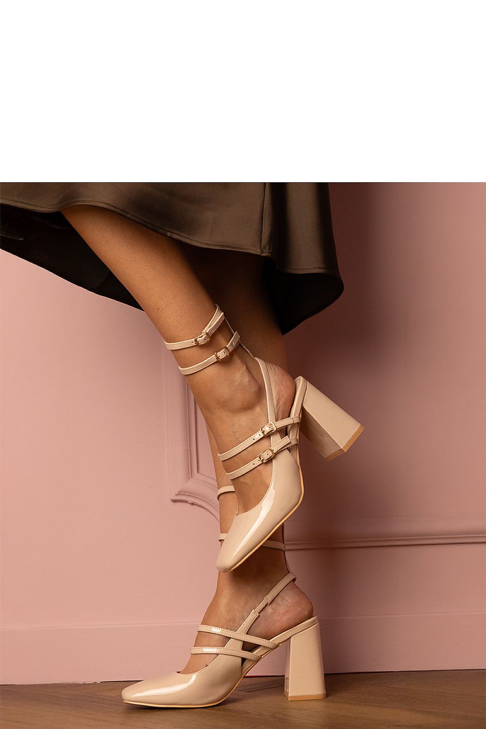  Pumps met dikke hak model 213751 PRIMO 