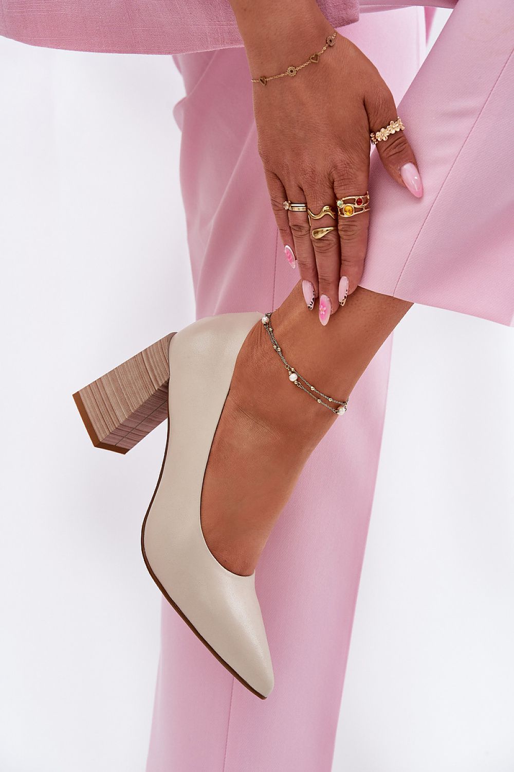  Pumps met dikke hak model 213892 Step in style 