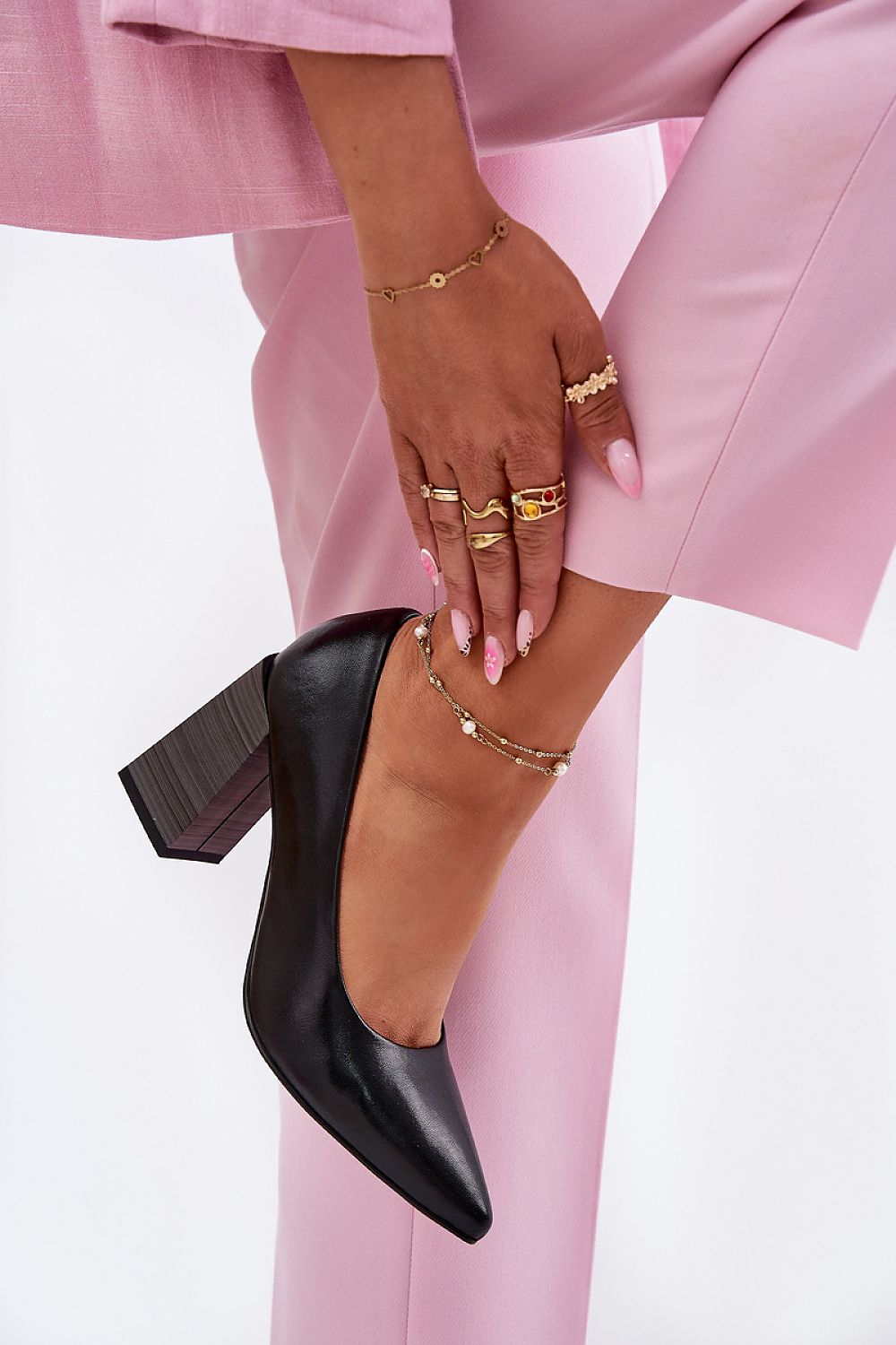  Pumps met dikke hak model 213893 Step in style 
