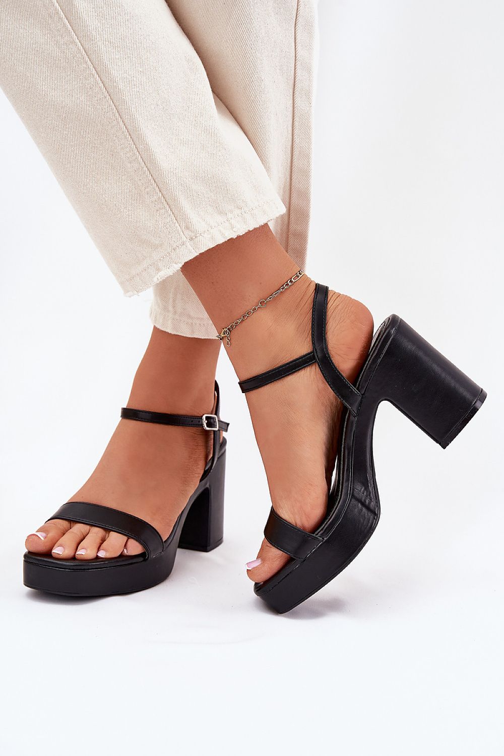  sandalen op hak model 214093 Step in style 