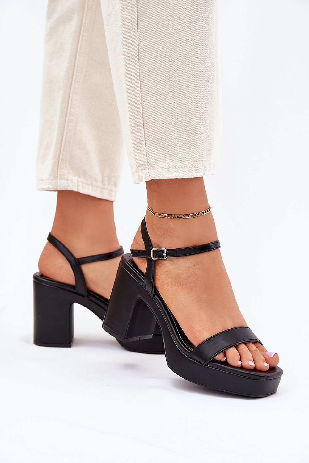  sandalen op hak model 214093 Step in style 
