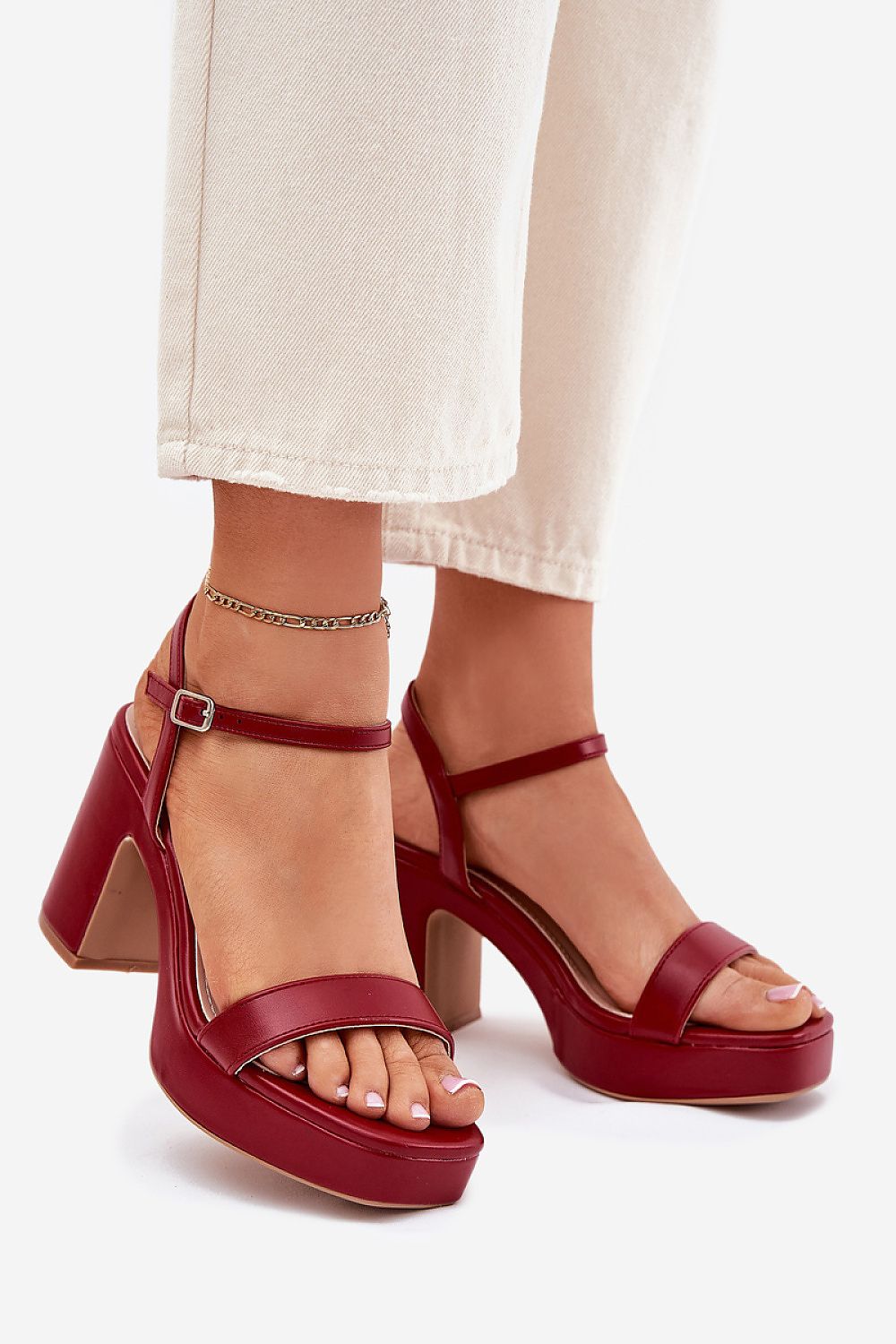  sandalen op hak model 214094 Step in style 