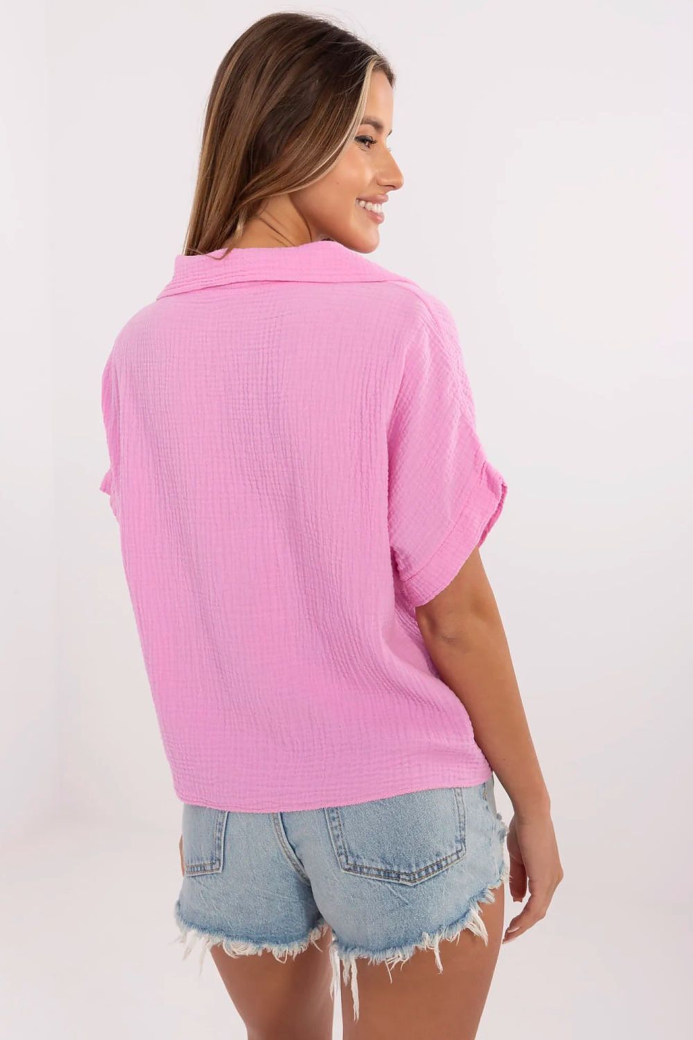  Overhemd met korte mouwen model 214309 Italy Moda 
