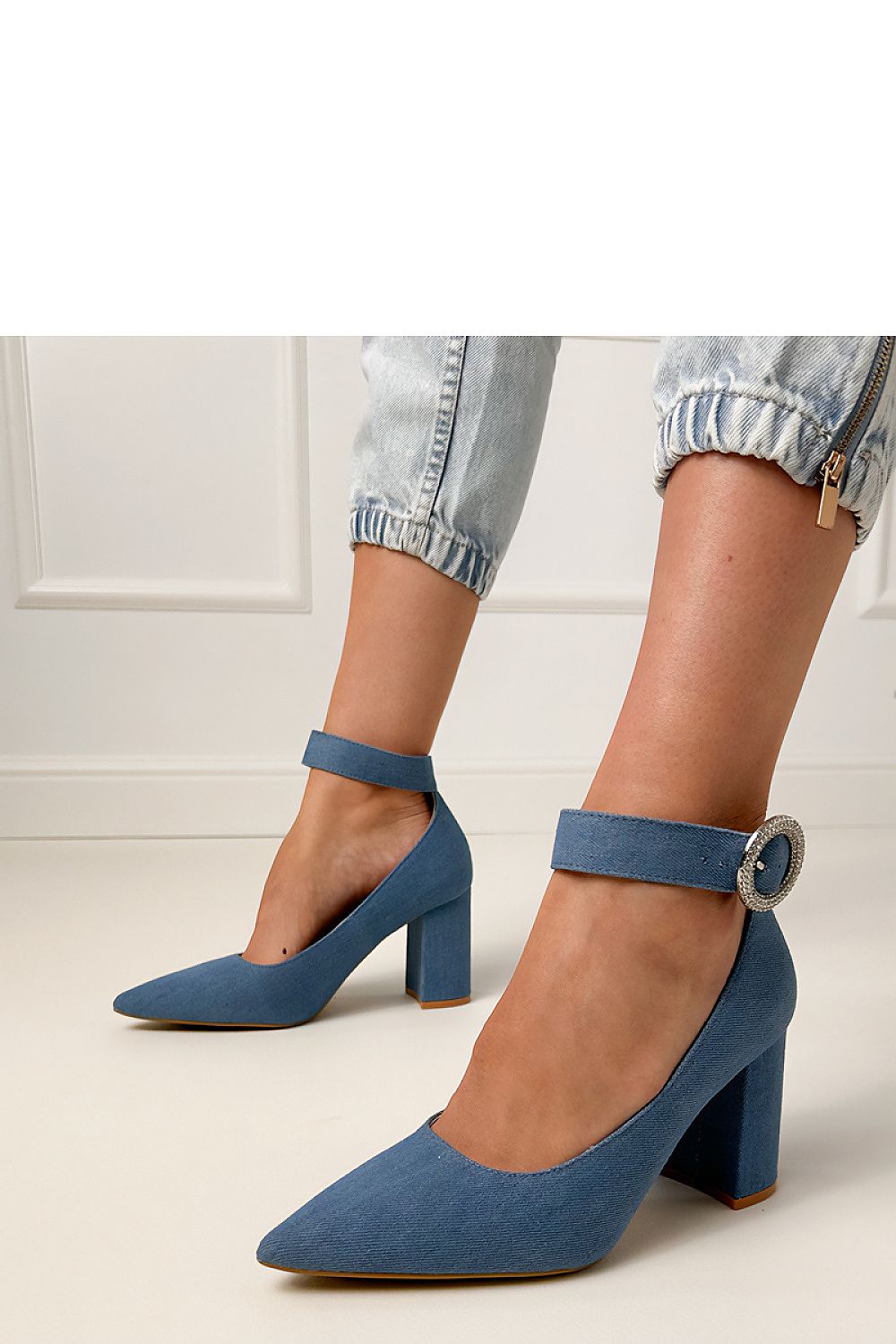  Pumps met dikke hak model 214584 PRIMO 