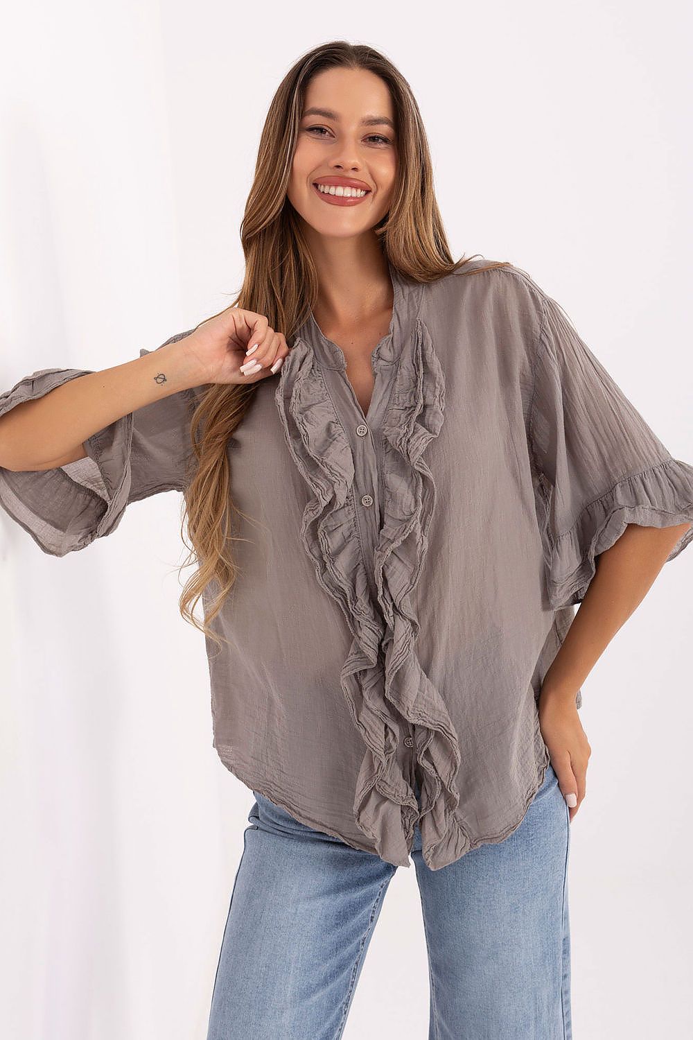  Damesoverhemd model 215813 Italy Moda 