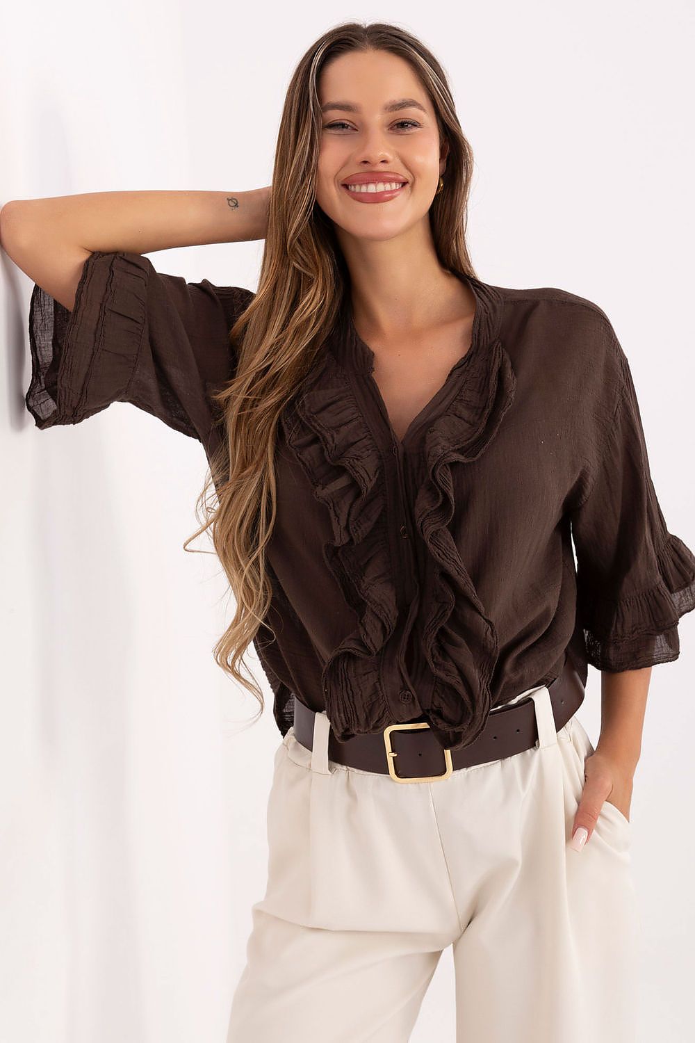  Damesoverhemd model 215814 Italy Moda 