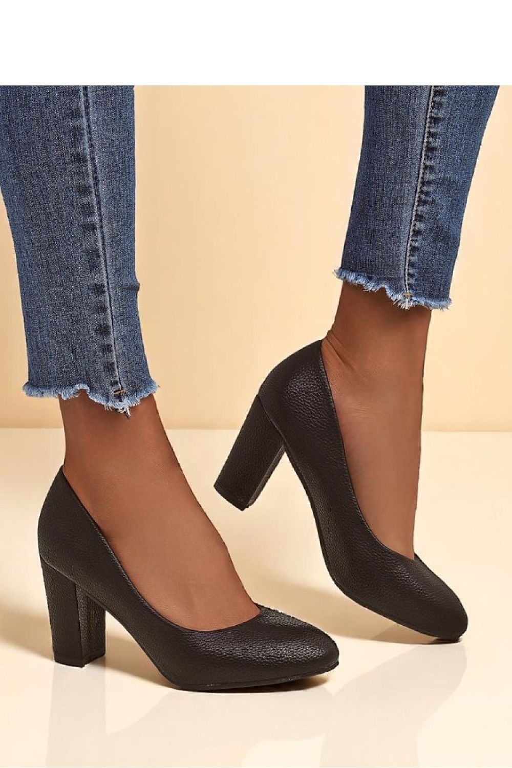  Pumps met dikke hak model 216267 PRIMO 