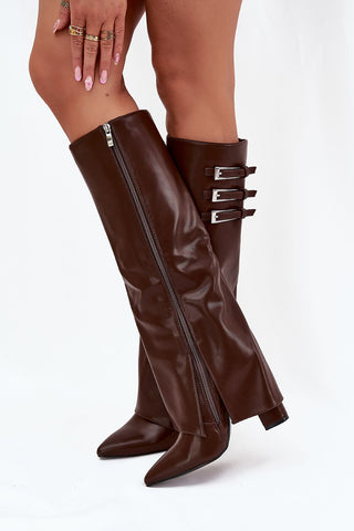  Laarzen met hoge hakken model 216788 Step in style 