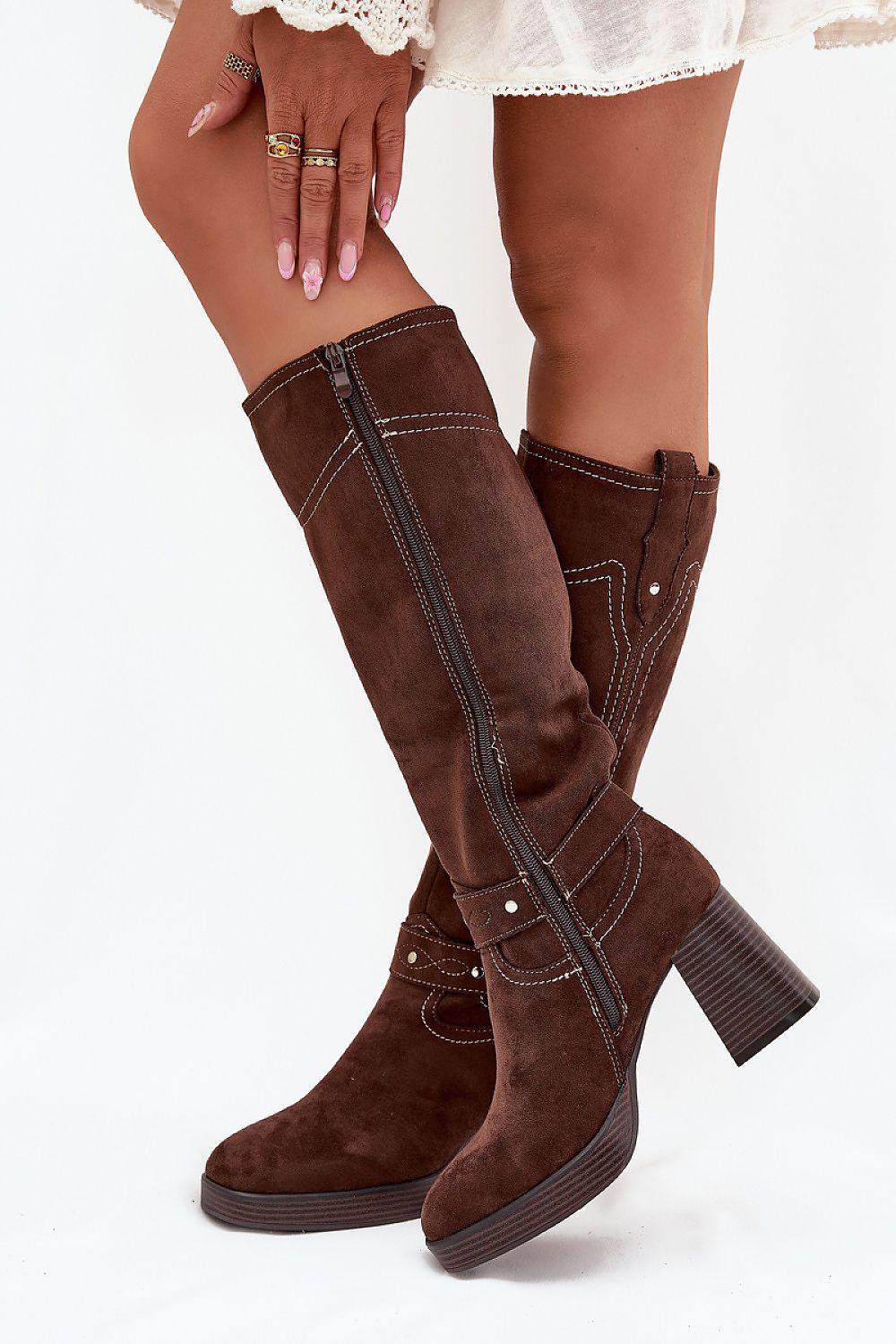  Laarzen met hoge hakken model 216795 Step in style 