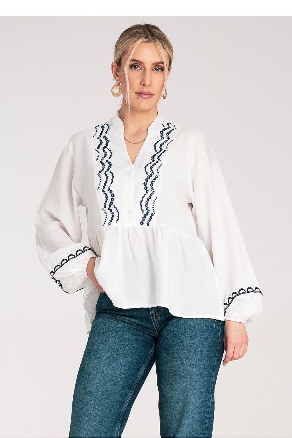  blouse model 217067 Figl 
