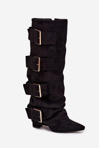  Laarzen met hoge hakken model 217203 Step in style 