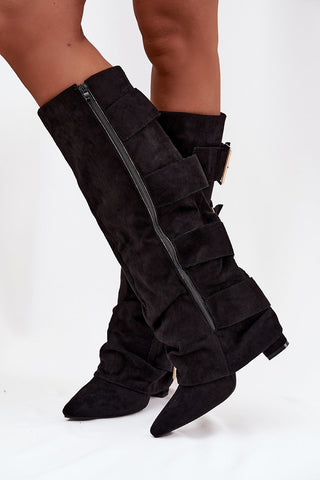  Laarzen met hoge hakken model 217203 Step in style 