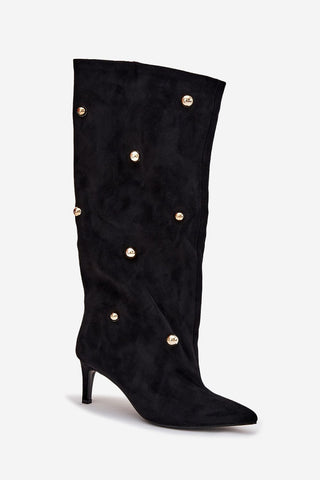  Laarzen met hoge hakken model 217205 Step in style 