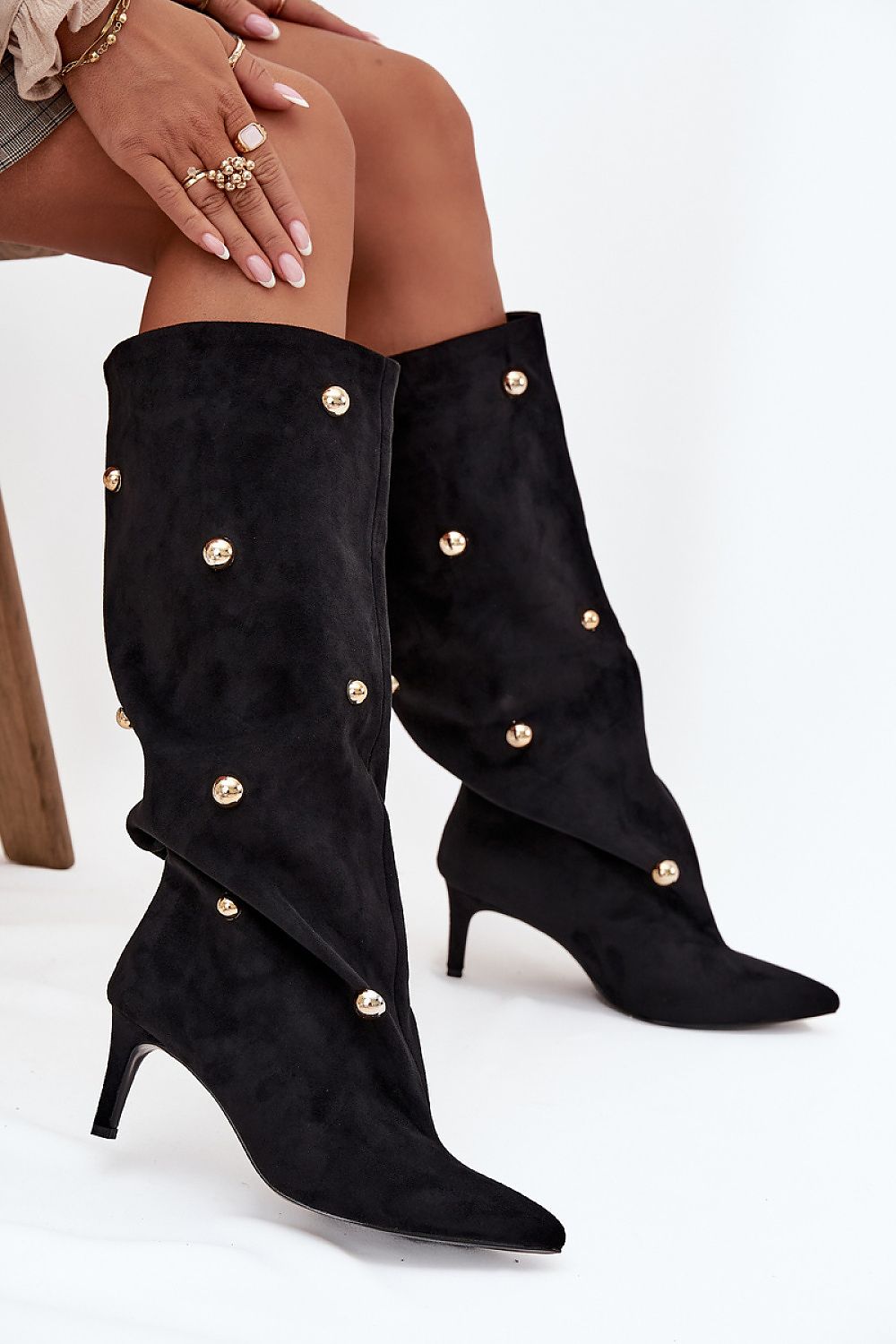  Laarzen met hoge hakken model 217205 Step in style 