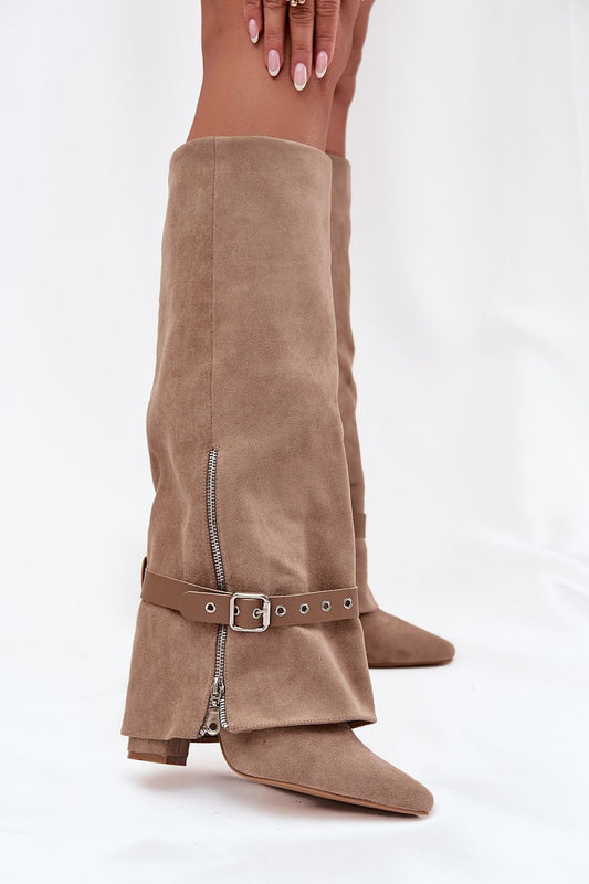  Laarzen met hoge hakken model 217210 Step in style 