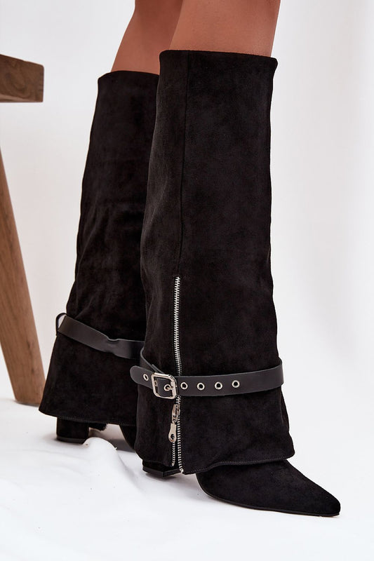  Laarzen met hoge hakken model 217211 Step in style 