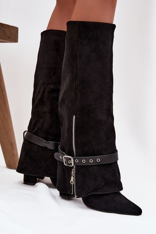  Laarzen met hoge hakken model 217211 Step in style 