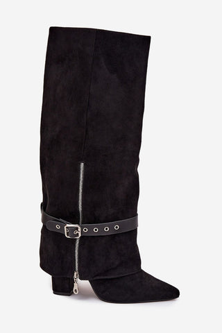  Laarzen met hoge hakken model 217211 Step in style 